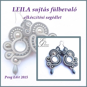 Leila sujtás fülbevaló elkészítési segédlet - Meska.hu
