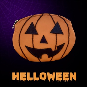 Halloween  sütőtök neszeszer, cukorkatartó, pénztárca, tolltartó - táska & tok - neszesszer - Meska.hu