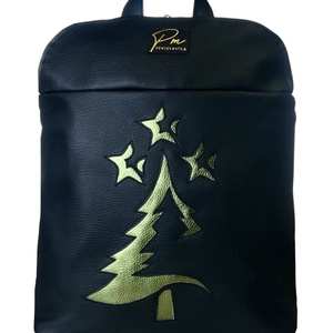 KÉSZLETEN! Fenyőfás applikált  ELIZABET hátitáska, Táska & Tok, Hátizsák, Hátizsák, Varrás, MESKA