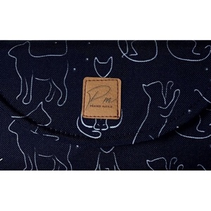 KÉSZLETEN! Fekete macskás  KRISZTI kártyatartós vízálló női pénztárca, Táska & Tok, Pénztárca & Más tok, Pénztárca, Női pénztárca, Varrás, MESKA