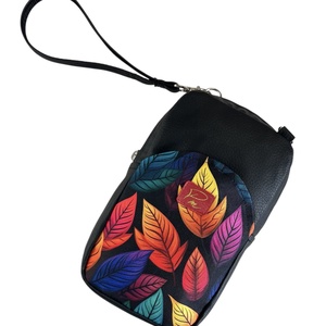 Színes leveles telefon táska/ kistáska - táska & tok - kézitáska & válltáska - kézitáska - Meska.hu