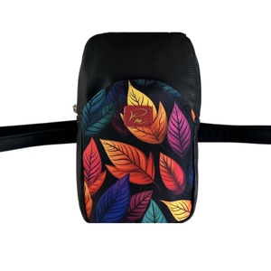 Színes leveles telefon táska/ kistáska - táska & tok - kézitáska & válltáska - kézitáska - Meska.hu