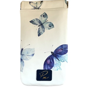 Kék pillangós  szemüvegtok - táska & tok - pénztárca & más tok - szemüvegtok - Meska.hu