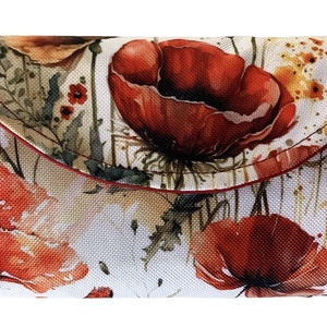 Pipacsos  �KRISZTI kártyatartós vízálló női pénztárca - Meska.hu