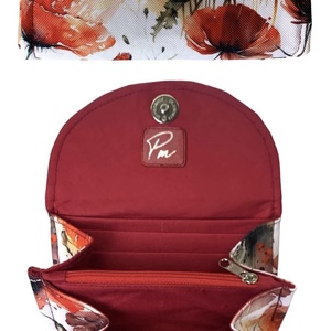 Pipacsos  �KRISZTI kártyatartós vízálló női pénztárca - táska & tok - pénztárca & más tok - pénztárca - női pénztárca - Meska.hu