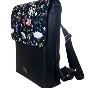 Tátika virágos  �JANKA hátitáska - táska & tok - hátizsák - hátizsák - Meska.hu