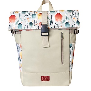 Tulipános Roll up laptop hátizsák/hátizsák - táska & tok - laptoptáska, laptop hátizsák - Meska.hu