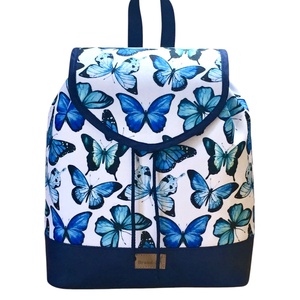 Kék pillangós �JUDIT hátitáska - Meska.hu