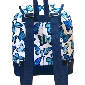 Kék pillangós �JUDIT hátitáska - táska & tok - hátizsák - hátizsák - Meska.hu