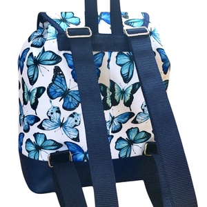 Kék pillangós �JUDIT hátitáska - táska & tok - hátizsák - hátizsák - Meska.hu