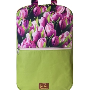 Tulipános  �SZOFI laptop hátizsák  - táska & tok - laptoptáska, laptop hátizsák - Meska.hu
