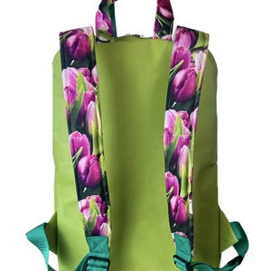 Tulipános  �SZOFI laptop hátizsák  - táska & tok - laptoptáska, laptop hátizsák - Meska.hu