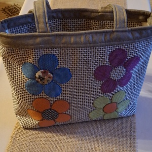 Bézs mintás táska, Táska & Tok, Táska szett, Varrás, MESKA