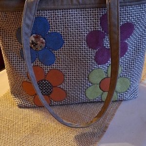 Bézs mintás táska - táska & tok - táska szett - Meska.hu