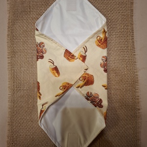 Pékáru mintás újraszalvéta - táska & tok - uzsonna- & ebéd tartó - szendvics csomagoló - Meska.hu