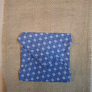 Kékfestő mintás újraszalvéta - Meska.hu