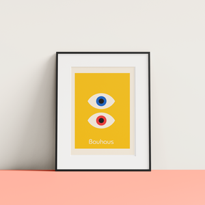 Egyedi Bauhaus ihletésű kép, Otthon & Lakás, Dekoráció, Kép & Falikép, Művészi nyomat, Fotó, grafika, rajz, illusztráció, Meska