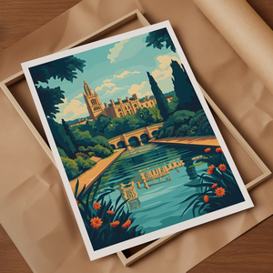 Cseppentse a Bath-i Bájat Otthonába: Egyedi Travel Poster Faliképpel - otthon & életmód - dekoráció - kép & falikép - poszter - Meska.hu