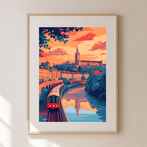 Cseppentse a Bath-i Bájat Otthonába: Egyedi Travel Poster Faliképpel - Meska.hu