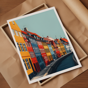 Stockholm Eleganciája Otthon: Egyedi Travel Poster Falikép - otthon & életmód - dekoráció - kép & falikép - poszter - Meska.hu