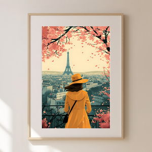 Párizs Varázsa a Falaidon: Travel Poster Falikép, Otthon & Életmód, Dekoráció, Kép & Falikép, Poszter, Fotó, grafika, rajz, illusztráció, MESKA