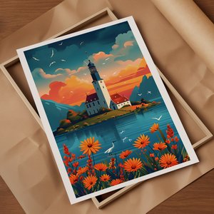 Ébredjen Hollandia Varázslatos Hangulatában: Travel Poster Falikép - otthon & életmód - dekoráció - kép & falikép - poszter - Meska.hu