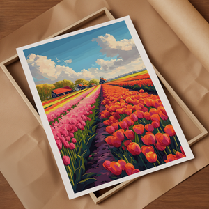 Ébredjen Hollandia Varázslatos Hangulatában: Travel Poster Falikép - otthon & életmód - dekoráció - kép & falikép - poszter - Meska.hu