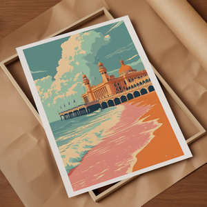 Ébredjen Brighton Varázsában: Travel Poster Falikép - otthon & életmód - dekoráció - kép & falikép - poszter - Meska.hu