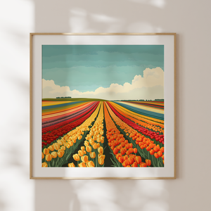 Ébredjen Hollandia Varázslatos Hangulatában: Travel Poster Falikép, Otthon & Életmód, Dekoráció, Kép & Falikép, Poszter, Fotó, grafika, rajz, illusztráció, MESKA