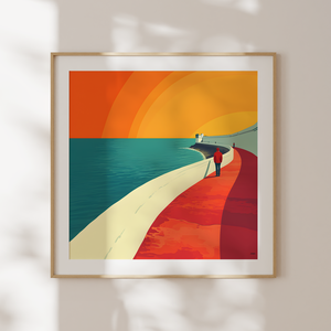 Ébredjen Brighton Varázsában: Travel Poster Falikép, Otthon & Életmód, Dekoráció, Kép & Falikép, Poszter, Fotó, grafika, rajz, illusztráció, MESKA