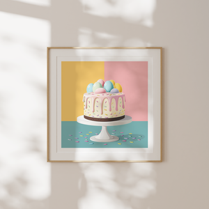 Húsvéti Torta Falikép - Művészi Nyomat  - Meska.hu