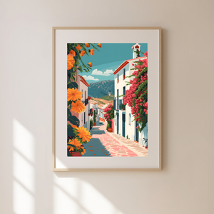 Fedezd fel Spanyolország varázsát ezzel a lenyűgöző Travel Poster faliképpel!, Művészet, Grafika & Illusztráció, Művészi nyomat, Fotó, grafika, rajz, illusztráció, MESKA