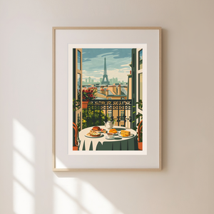 Párizs Inspirálta Travel Poster  Egyedi és Hangulatos Dekoráció - otthon & életmód - dekoráció - kép & falikép - poszter - Meska.hu