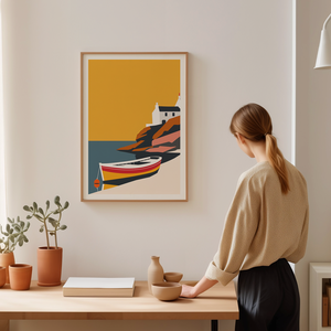 Port Isaac Inspirálta Falikép  Egy Darabka Anglia Otthonodban, Otthon & Életmód, Dekoráció, Kép & Falikép, Poszter, Fotó, grafika, rajz, illusztráció, MESKA