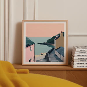 Port Isaac Inspirálta Falikép  Egy Darabka Anglia Otthonodban, Otthon & Életmód, Dekoráció, Kép & Falikép, Poszter, Fotó, grafika, rajz, illusztráció, MESKA