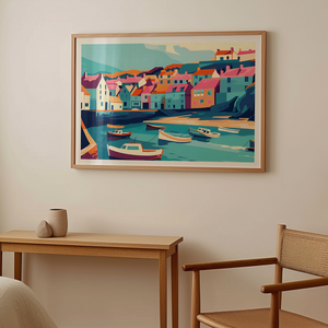 Port Isaac Inspirálta Falikép  Egy Darabka Anglia Otthonodban, Otthon & Életmód, Dekoráció, Kép & Falikép, Poszter, Fotó, grafika, rajz, illusztráció, MESKA