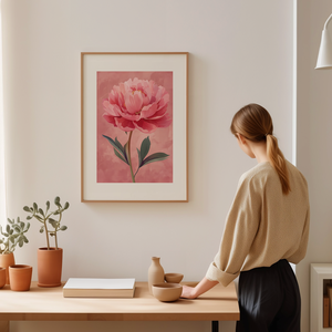 Pünkösdi Rózsát Ábrázoló Falikép  Egyedi Hangulat Otthonába, Otthon & Életmód, Dekoráció, Kép & Falikép, Poszter, Fotó, grafika, rajz, illusztráció, MESKA