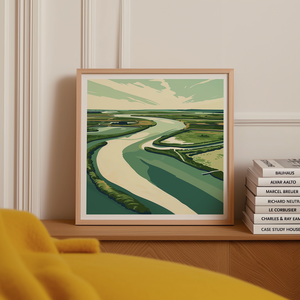 Guérande Sós Mocsara Inspirálta Falikép, Otthon & Életmód, Dekoráció, Kép & Falikép, Poszter, Fotó, grafika, rajz, illusztráció, MESKA