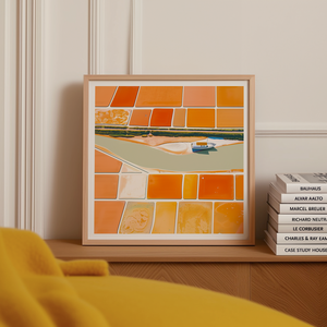 Guérande Sós Mocsara Inspirálta Falikép, Otthon & Életmód, Dekoráció, Kép & Falikép, Poszter, Fotó, grafika, rajz, illusztráció, MESKA