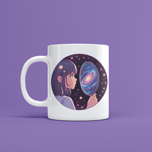 Galaxis Lány Bögre  Tökéletes Kiegészítő Minden Napi Rutinhoz - Meska.hu