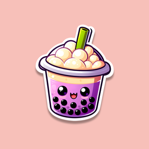 Vízálló Bubble Tea matrica - Divatos és frissítő dekoráció minden felületre, Otthon & Életmód, Papír, írószer, Matrica, matrica csomag, Fotó, grafika, rajz, illusztráció, MESKA