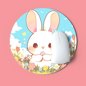 Egérpad Nyuszis Mintával - Vidám és Praktikus Asztali Kiegészítő, Otthon & Életmód, Tárolás & Rendszerezés, Íróasztali tároló, Decoupage, transzfer és szalvétatechnika, MESKA
