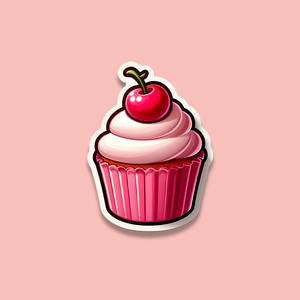 Cupcake matrica - Édes és színes dekoráció minden felületre - otthon & életmód - papír, írószer - matrica, matrica csomag - Meska.hu