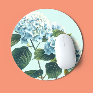 Egérpad Hortenzia Mintával - Elegancia és Kényelem a Dolgozóasztalodon, Otthon & Életmód, Tárolás & Rendszerezés, Íróasztali tároló, Decoupage, transzfer és szalvétatechnika, MESKA
