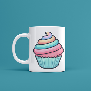 Cupcake Bögre - 3 dl-es Űrtartalommal, Otthon & Életmód, Konyhafelszerelés, tálalás, Tálalás, Bögre & Csésze, Fotó, grafika, rajz, illusztráció, Decoupage, transzfer és szalvétatechnika, MESKA