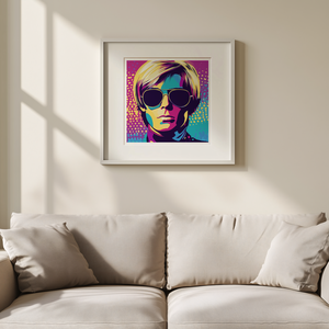 Andy Warhol Inspirálta Pop-Art Falikép  Modern Művészet Otthonodban - művészet - grafika & illusztráció - művészi nyomat - Meska.hu