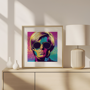 Andy Warhol Inspirálta Pop-Art Falikép  Modern Művészet Otthonodban, Művészet, Grafika & Illusztráció, Művészi nyomat, Fotó, grafika, rajz, illusztráció, MESKA