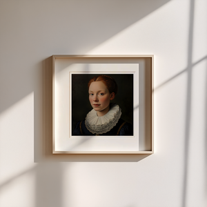 Jan van Eyck Inspirálta Reneszánsz Női Portré  Kivételes Művészi Nyomat - művészet - grafika & illusztráció - művészi nyomat - Meska.hu