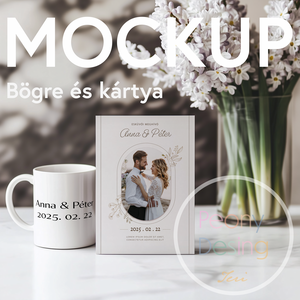 Tavaszi Hangulatú Képeslap  Kártya Mockup PSD/PNG, Művészet, Grafika & Illusztráció, Digitális, Fotó, grafika, rajz, illusztráció, MESKA