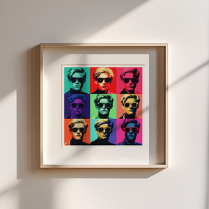 Andy Warhol Inspirálta Pop-Art Falikép  Modern Művészet Otthonodban, Művészet, Grafika & Illusztráció, Művészi nyomat, Fotó, grafika, rajz, illusztráció, MESKA